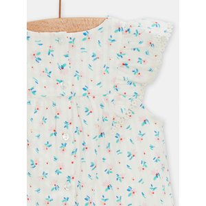 Βρεφικό Φόρεμα για Κορίτσια White Baby Flowers