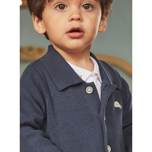 Βρεφική Ζακέτα για Αγόρια Navy Blue Car