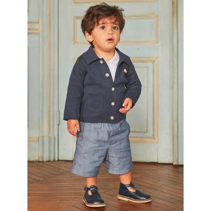 Βρεφική Ζακέτα για Αγόρια Navy Blue Car