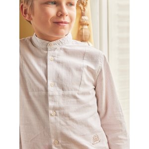 Παιδικό Πουκάμισο για Αγόρια Classic White Beige