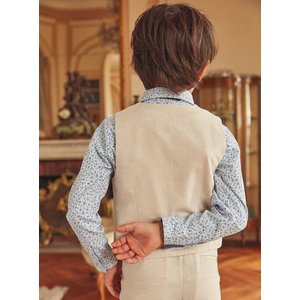 Παιδικό Γιλέκο για Αγόρια Classic Beige