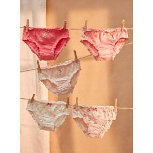 Παιδικά Εσώρουχα για Κορίτσια Pink Fairy 5 τμχ