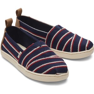 Παιδικά Παπούτσια TOMS για Αγόρια Navy Stripes