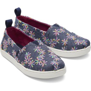 Παιδικά Παπούτσια TOMS για Κορίτσια Blue Flowers