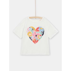 Παιδική Μπλούζα για Κορίτσια Flower Heart