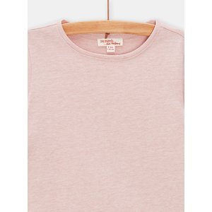 Παιδική Μπλούζα για Κορίτσια Basic Muted Pink