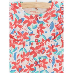 Βρεφικό Φορμάκι για Κορίτσι Red Floral