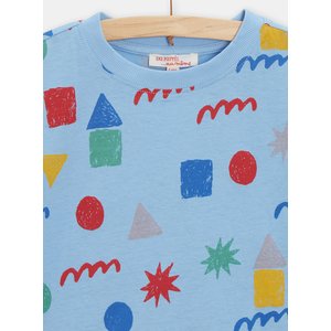Παιδική Μπλούζα για Αγόρια Blue Shapes