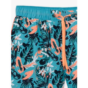 Ανδρικό Μαγιό Turquoise Leaves