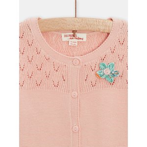 Βρεφική Ζακέτα για Κορίτσια Pink Flower