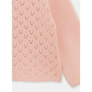 Βρεφική Ζακέτα για Κορίτσια Pink Flower