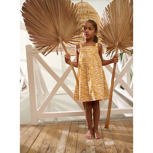 Παιδικό Φόρεμα για Κορίτσια Mustard Leopard