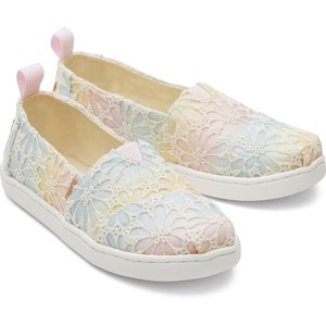 Παιδικά Παπούτσια TOMS για Κορίτσια Pink Ombre Floral Lace