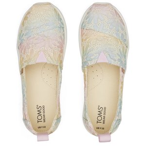 Παιδικά Παπούτσια TOMS για Κορίτσια Pink Ombre Floral Lace