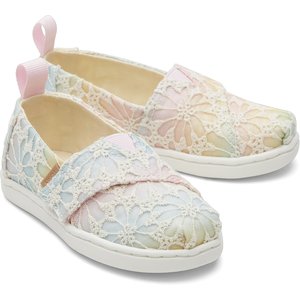 Βρεφικά Παπούτσια TOMS για Κορίτσια Pink Ombre Floral Lace