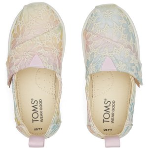 Βρεφικά Παπούτσια TOMS για Κορίτσια Pink Ombre Floral Lace