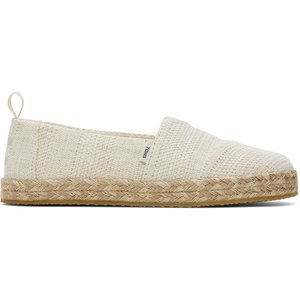 Παιδικά Παπούτσια TOMS για Κορίτσια Natural Undyed Metallic Linen Stripe