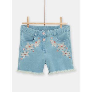 Παιδικό Σορτς για Κορίτσια Denim Flowers