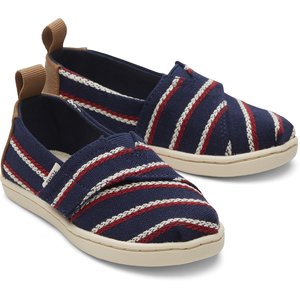 Βρεφικά Παπούτσια TOMS για Αγόρια Navy Stripes