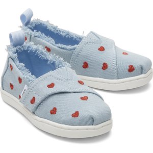 Βρεφικά Παπούτσια TOMS για Κορίτσια Denim Hearts