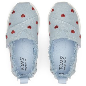 Βρεφικά Παπούτσια TOMS για Κορίτσια Denim Hearts