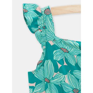 Παιδικό Ολόσωμο για Κορίτσια Blue Green Flowers