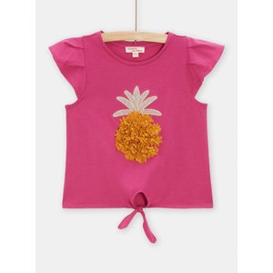 Παιδική Μπλούζα για Κορίτσια Fucshia Pineapple