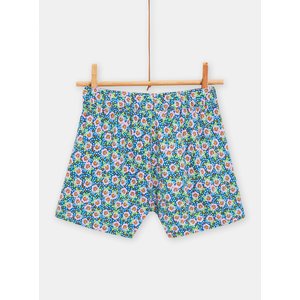 Παιδικό Σορτς για Κορίτσια Blue Pattern