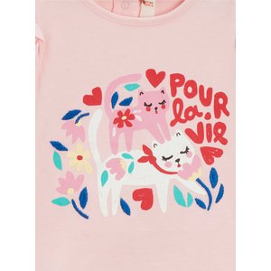 Βρεφική Μπλούζα για Κορίτσια Pour La vie