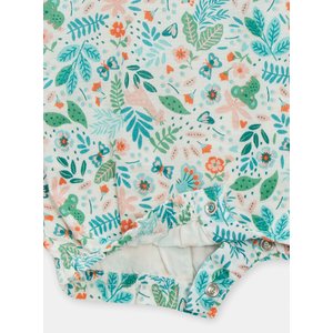 Βρεφικό Ολόσωμο Φορμάκι για Κορίτσια Green Patern