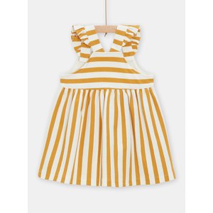 Βρεφικό Φόρεμα για Κορίτσια Mustard Palm Tree
