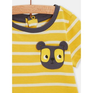 Βρεφική Μπλούζα για Αγόρια Yellow Bear