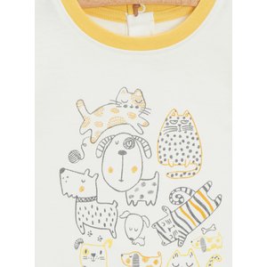 Βρεφική Μπλούζα για Αγόρια Dogs and Cats