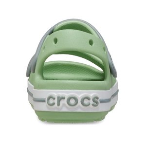 Crocs Crocband Βρεφικά Σανδάλια για Αγόρια Green Gray (Μεγέθη 19-28)