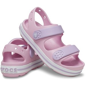 Crocs Crocband Βρεφικά Σανδάλια για Κορίτσια Pink (Μεγέθη 19-28)