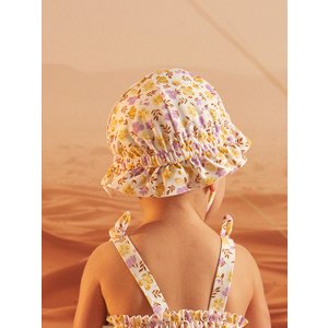Βρεφικό Καπέλο για Κορίτσια Ecru Floral