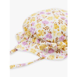 Βρεφικό Καπέλο για Κορίτσια Ecru Floral