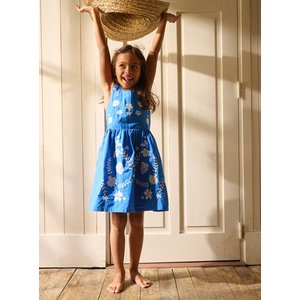 Παιδικό Φόρεμα για Κορίτσια Blue Embroidery