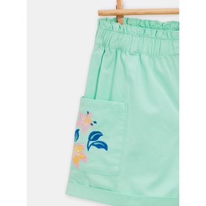Παιδικό Σορτς για Κορίτσια Mint Flowers