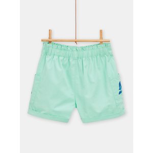 Παιδικό Σορτς για Κορίτσια Mint Flowers