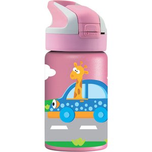 Παιδικό Θερμός Laken Pink Cars για Κορίτσια 350ml