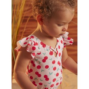 Βρεφικό Μαγιό για Κορίτσια Baby Pink Cherries