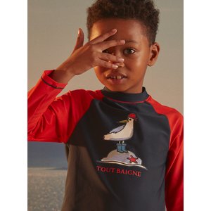 Παιδική Αντηλιακή Μπλούζα για Αγόρια Navy Seagull