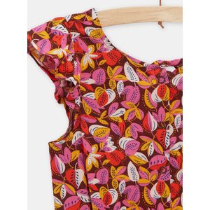 Παιδική Ολόσωμη Φόρμα για Κορίτσια Multicolor Leaves