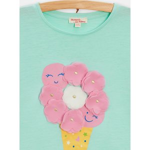 Παιδική Μπλούζα Κοντομάνικη για Κορίτσια Mint Ice Cream