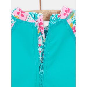 Βρεφική Αντηλιακή Μπλούζα για Κορίτσια Floral Dolphins