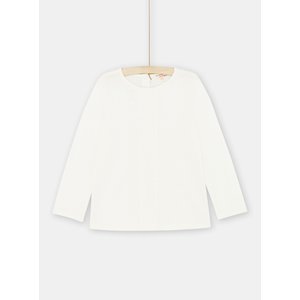 Παιδική Μακρυμάνικη Μπλούζα για Κορίτσια White Lace