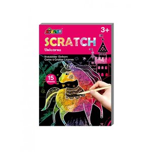 Avenir Βιβλίο Ζωγραφικής-Scratch Μονόκερος