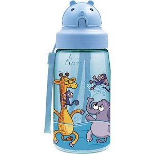 Παιδικό Παγούρι Laken με Καλαμάκι Light Blue 450ml