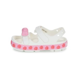 Crocs Crocband Cruiser Pet Sandal Βρεφικά Πέδιλα για Κορίτσια White (Μεγέθη 19-28)